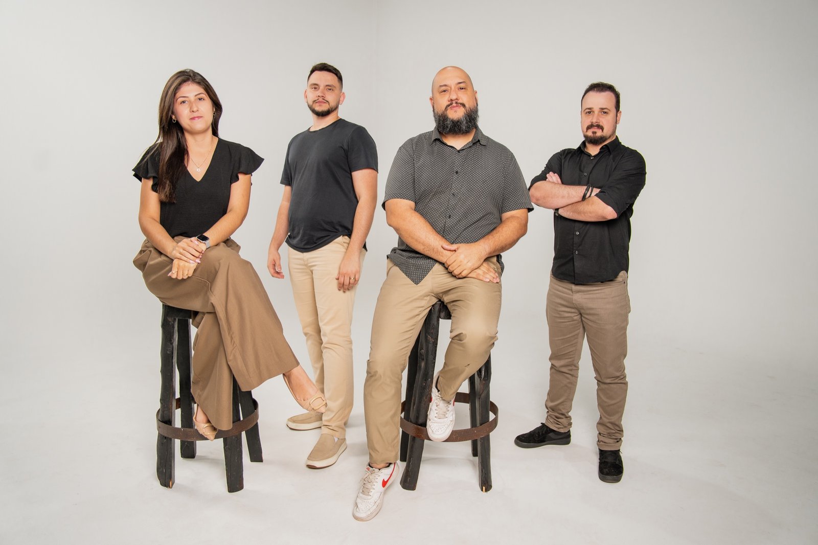 Bruna Lopes, Gustavo Egler, Pit Ramos e Douglas Leonel, lideranças da Fabrika